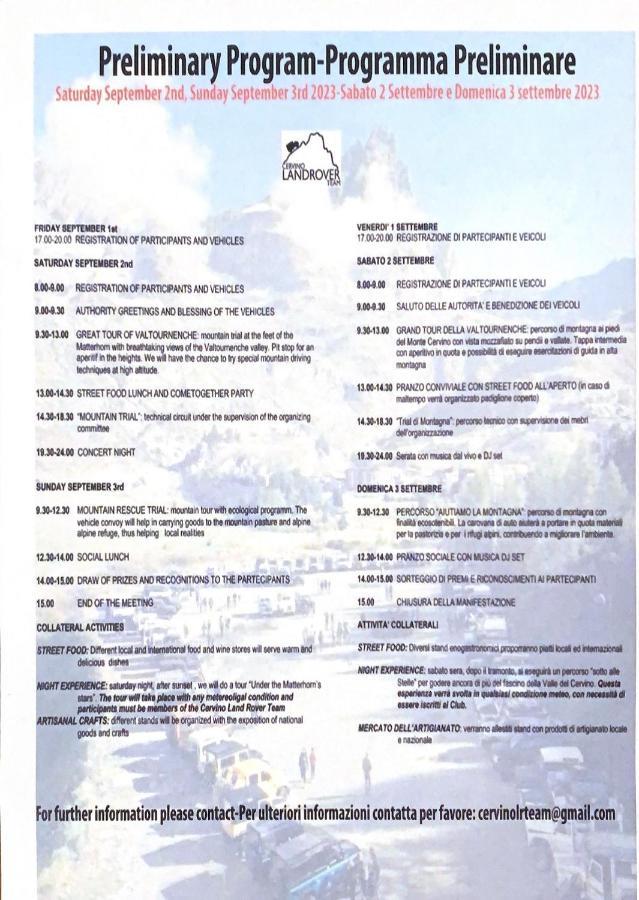 Giomein , Appartamento Ski In Ski Out ,Cir 0281 Breuil-Cervinia Eksteriør bilde